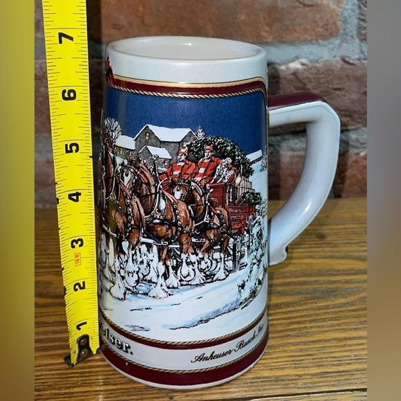 ANHEUSER-BUSCH 1989 Collector’ Series Beer Stein - Picture 7 of 9
